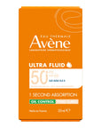 Avène Ultra Fluid Oil Control Protector Solar Facial Con Color Tono Claro FPS50 50ml.