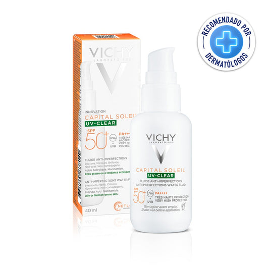 Vichy Capital Soleil Protector Solar Anti-Imperfecciones UV-Clear SPF50+ 40ml.