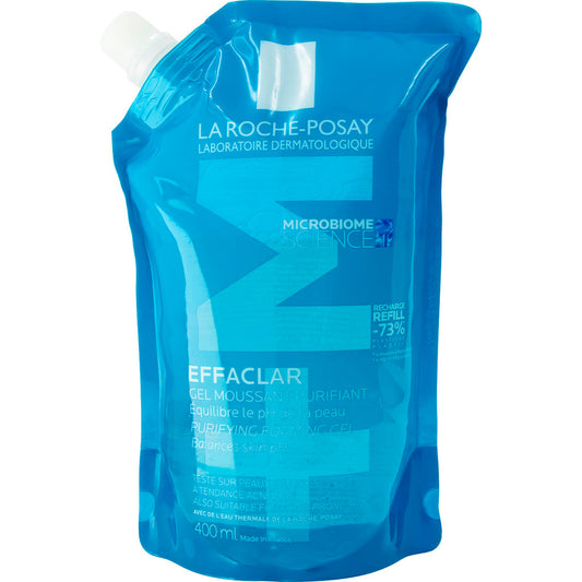 La Roche-Posay Effaclar Gel Purificante Refill Piel Grasa 400ml.