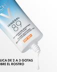 Vichy Mineral 89 Crema UV Hidratante con Protección Solar SPF50+ 50ml.