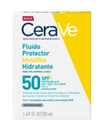 CeraVe Fluido Protector Invisible Hidratante SPF50 50ml.