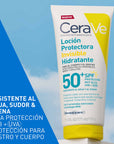 CeraVe Loción Protectora Invisible Hidratante SPF50 177ml.
