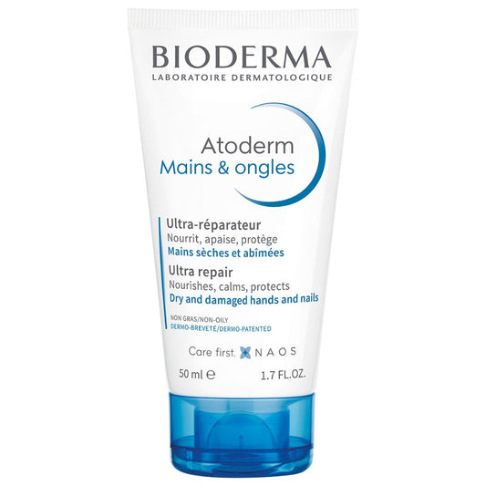 Bioderma Atoderm Crema para Manos y Uñas Hidratante 50ml.