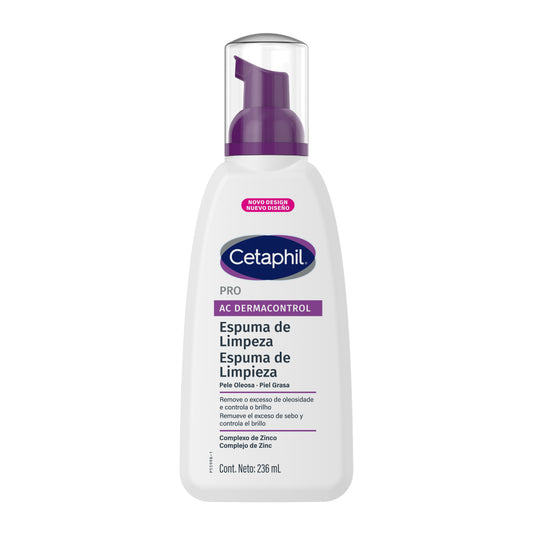 Cetaphil PRO AC Dermacontrol Espuma de Limpieza para Piel Grasa 236ml.
