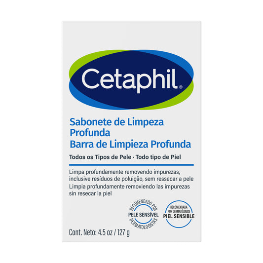 Cetaphil Barra de Limpieza Profunda para Rostro y Cuerpo 127g.