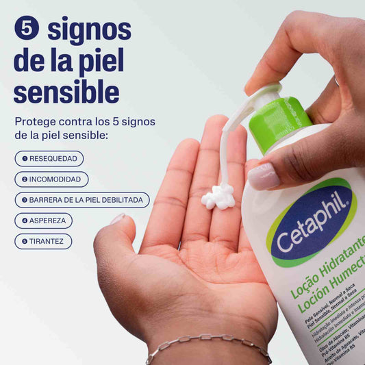 Cetaphil Loción Humectante Corporal para Piel Seca 473ml.
