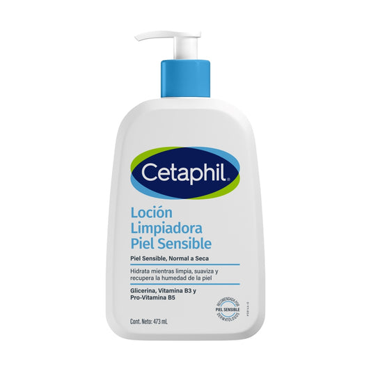 Cetaphil Loción Limpiadora para Piel Sensible 473ml.