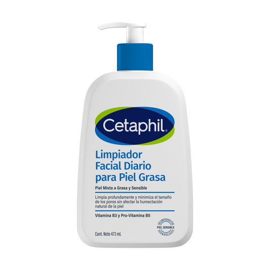 Cetaphil Limpiador Facial Diario para Piel Grasa 473ml.