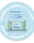 Mustela Toallitas Húmedas Compostables 60 pz