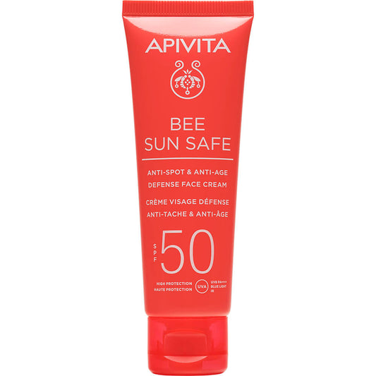 APIVITA Bee Sun Safe Protector Solar Antimanchas para Rostro SPF50 50ml.
