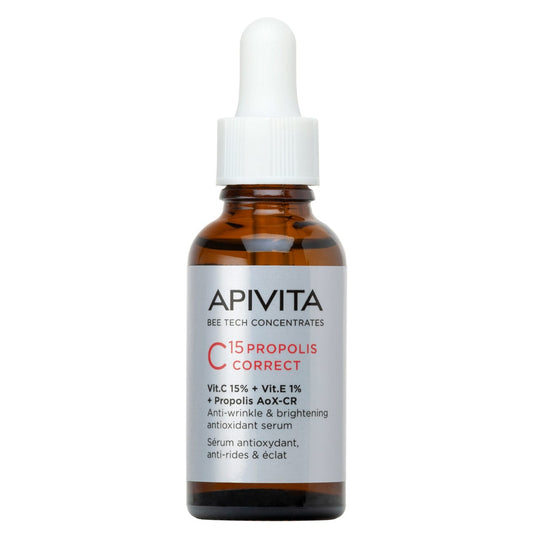 Apivita Bee Tech C15 Propolis Correct Suero Facial Antioxidante 30ml.