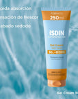 Isdin Fotoprotector Gel Crema FPS50+ Hidratante 250ml.