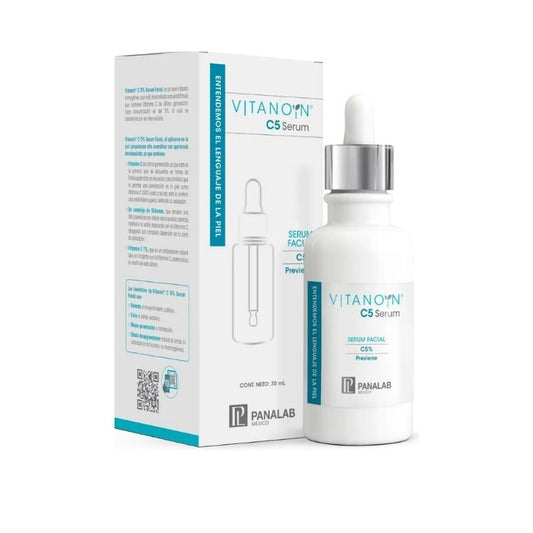 Panalab Vitanoin C5% Serum Facial Antioxidante e Iluminador 30 ml