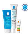 La Roche Posay - Kit Effaclar Duo+M 40ml + Effaclar gel limpiador +M 50ml + Anthelios UV mune 400 fps50+ oil control fluido 3ml
