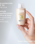 ISDIN Fusion Water Color Light SPF50 Protector Solar con Color Tono Light 50ml.