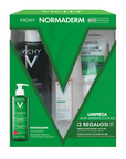 Vichy - Kit Normaderm intensive purifing cleanser 400ml + Dercos anti dandruff 50ml + Capital soleil UV Clear SPF50+ 3ml.