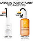 Vichy Capital Soleil Agua Protectora Potenciadora del Bronceado FPS50 200ml.