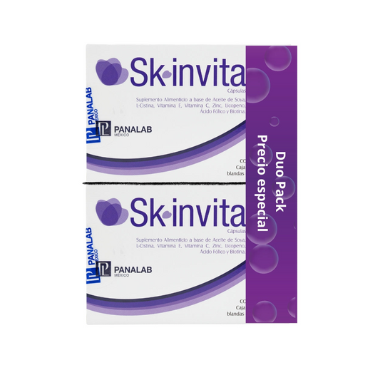 Panalab Duo Pack SK-Invita Cápsulas Antioxidantes 2x30 cápsulas.