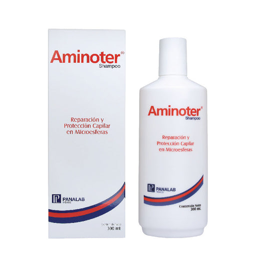 Panalab Aminoter Shampoo Anticaída con Vitaminas y Proteínas 300ml.