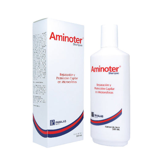 Panalab Aminoter Shampoo Anticaída con Vitaminas y Proteínas 300ml.