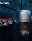 Vichy Homme Desodorante Roll-On Antitranspirante 50ml.
