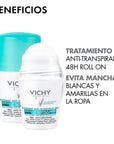 Vichy Desodorante Anti-Traces Protección 48h 50ml.