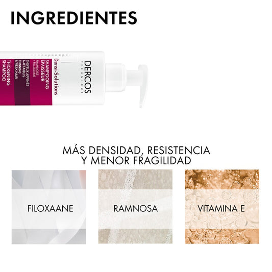 Vichy Dercos Densi-Solutions Shampoo Densificador 250ml.
