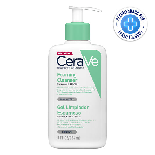 CeraVe Gel Limpiador Espumoso 236ml.