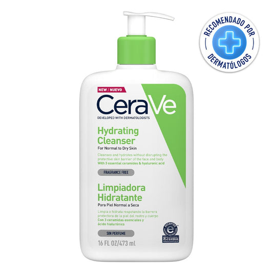 CeraVe Crema Limpiadora Hidratante para Rostro y Cuerpo 473ml.