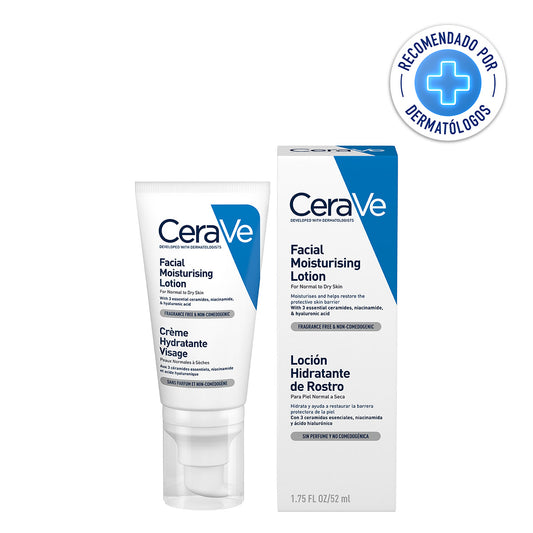 Cerave loción hidratante facial 52ml.