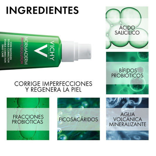 Vichy Normaderm Phytosolution Gel Hidratante Antiimperfecciones 50ml.