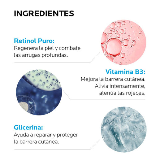 La Roche-Posay Retinol B3 Sérum Antiarrugas y Regenerador 30ml.
