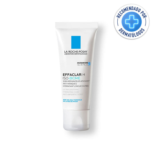 La Roche-Posay Effaclar H Iso-Biome Hidratante Reparador para Piel con Tratamiento 40ml.