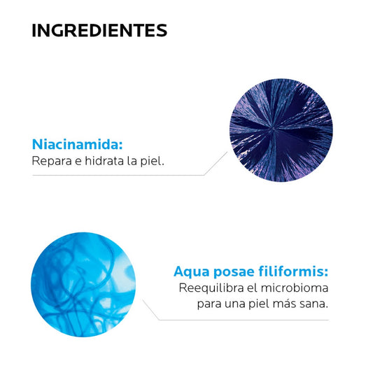 La Roche-Posay Effaclar H Iso-Biome Hidratante Reparador para Piel con Tratamiento 40ml.