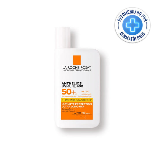La Roche-Posay Anthelios UV Mune 400 Fluido Invisible FPS50+ Protección Solar 50ml.