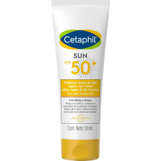 Cetaphil Sun Oil Control Protector Solar con Color FPS 50+ 50ml.