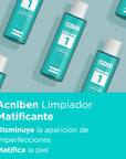 Isdin Acniben Limpiador Matificante Para Piel Grasa 200ml.