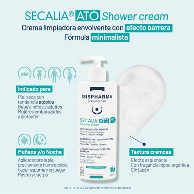 Secalia Ato Shower Cream 400ml