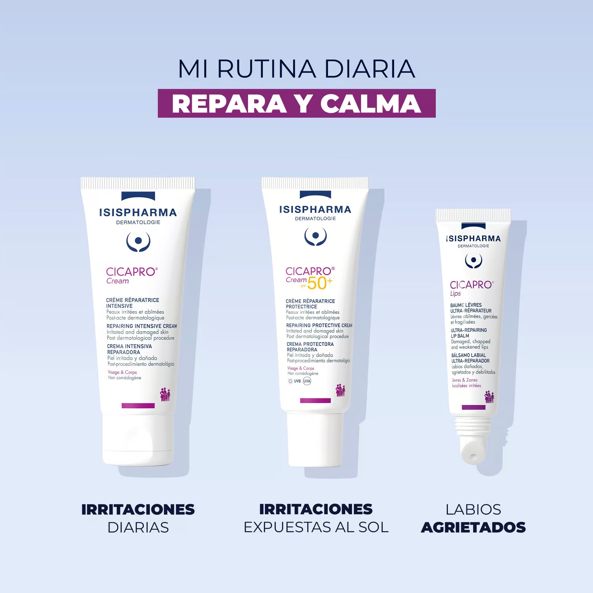 Isispharma Cicapro Lips Bálsamo Reparador 15ml.