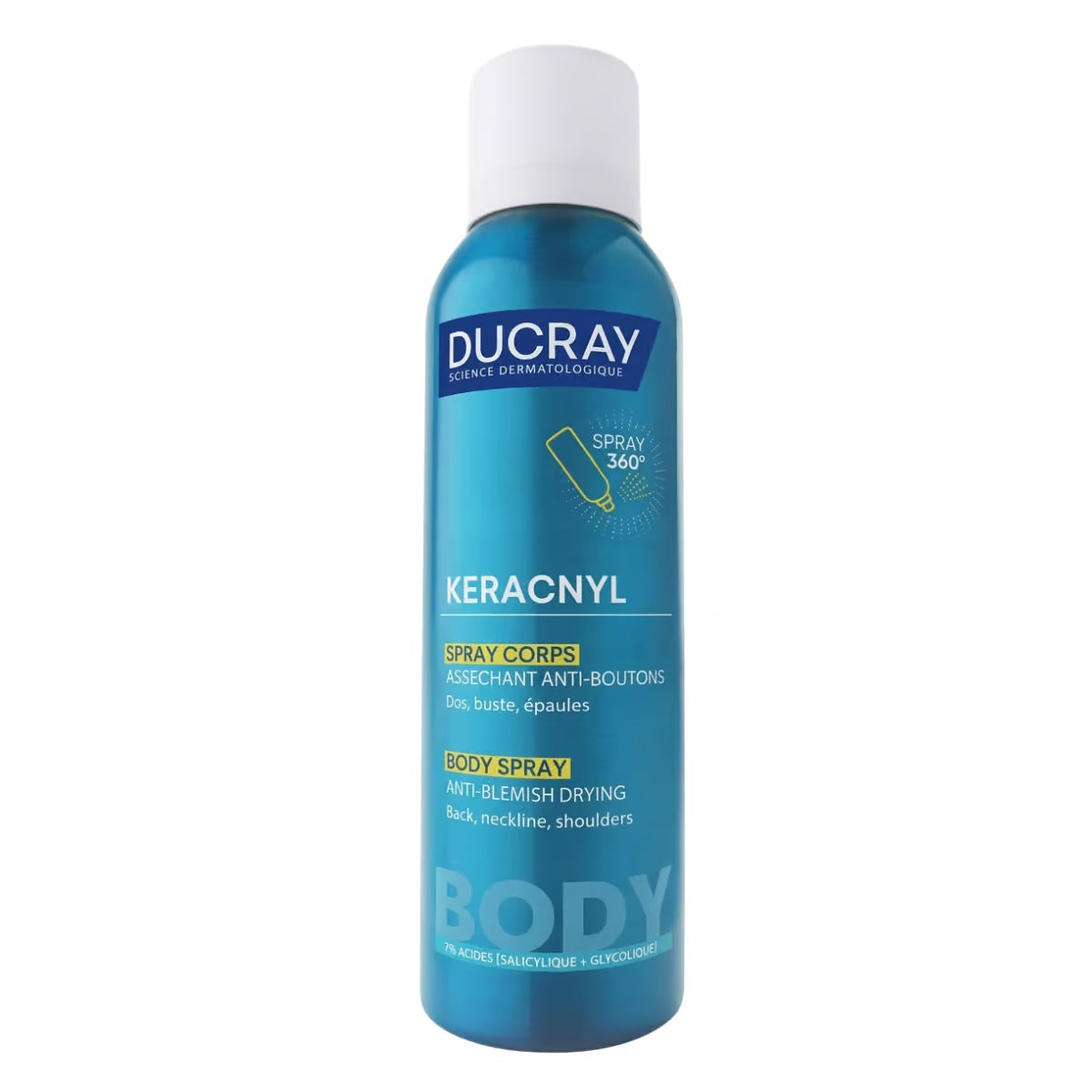Ducray Keracnyl Spray Corporal Antiimperfecciones 150 ml