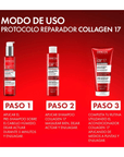 Vichy Dercos Collagen 17 Filler Tratamiento Reparador De Daño 150ml.