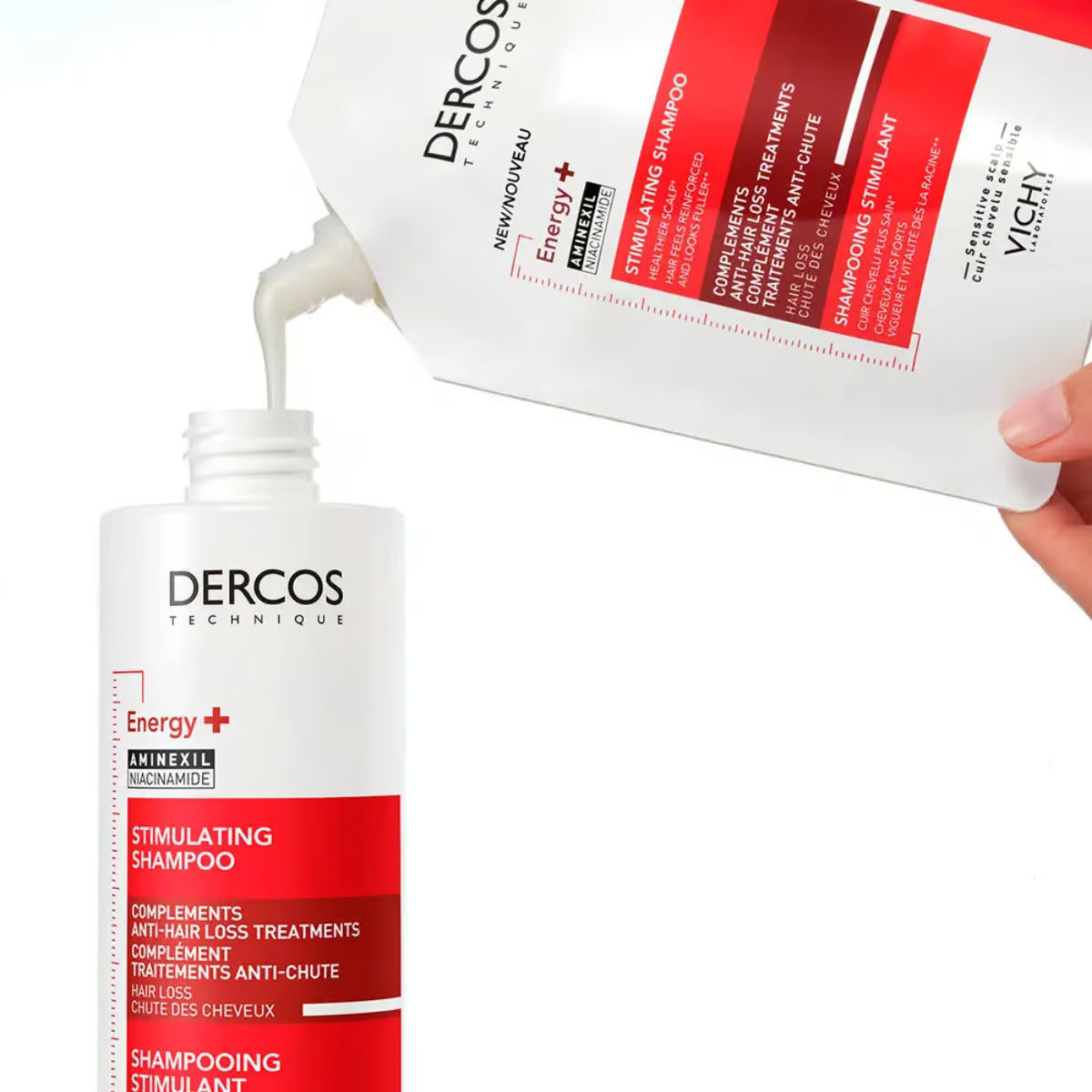 Vichy Dercos Energy+ Shampoo Estimulante Anticaída Refill 400 ml