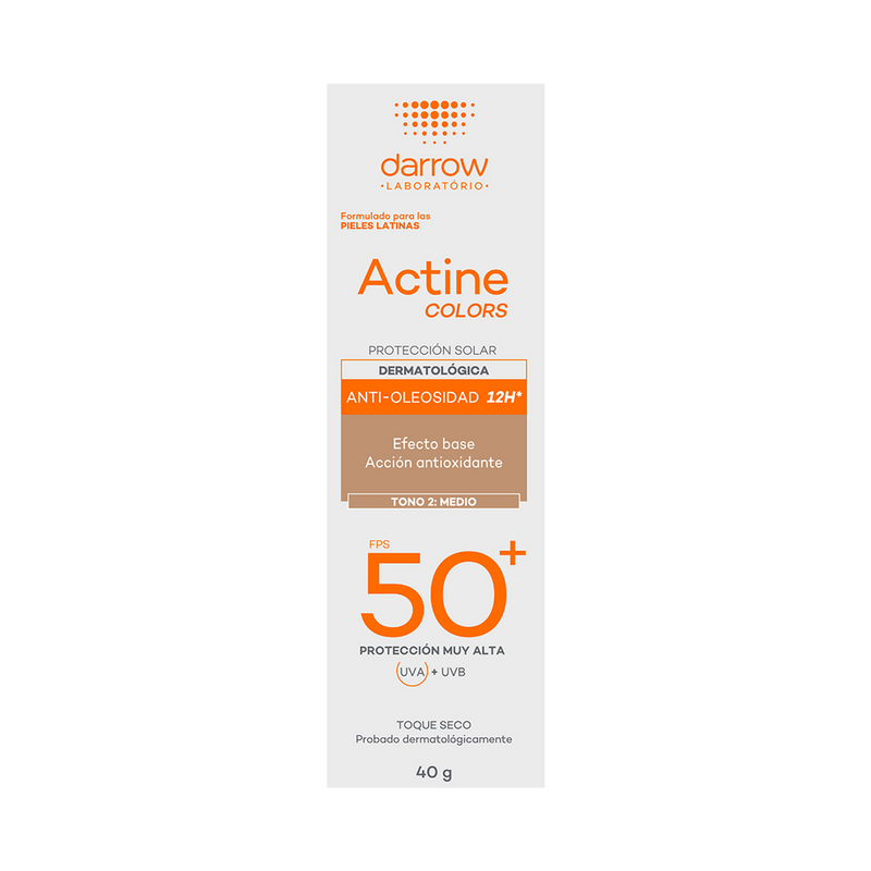 Actine Colors Protector Solar Fps50+ Tono 2: Medio 40g