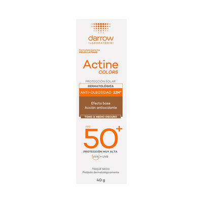 Actine Colors Protector Solar Fps50+ Tono 3: Oscuro 40g