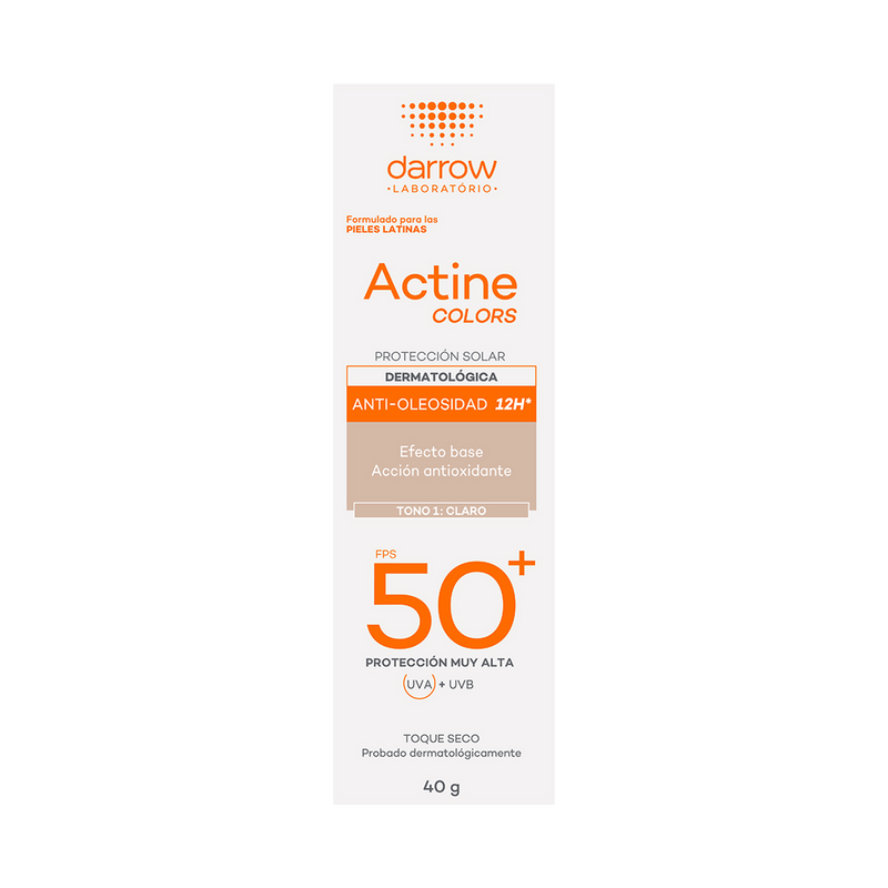 Actine Colors Protector Solar Fps50+ Tono 1: Claro 40g