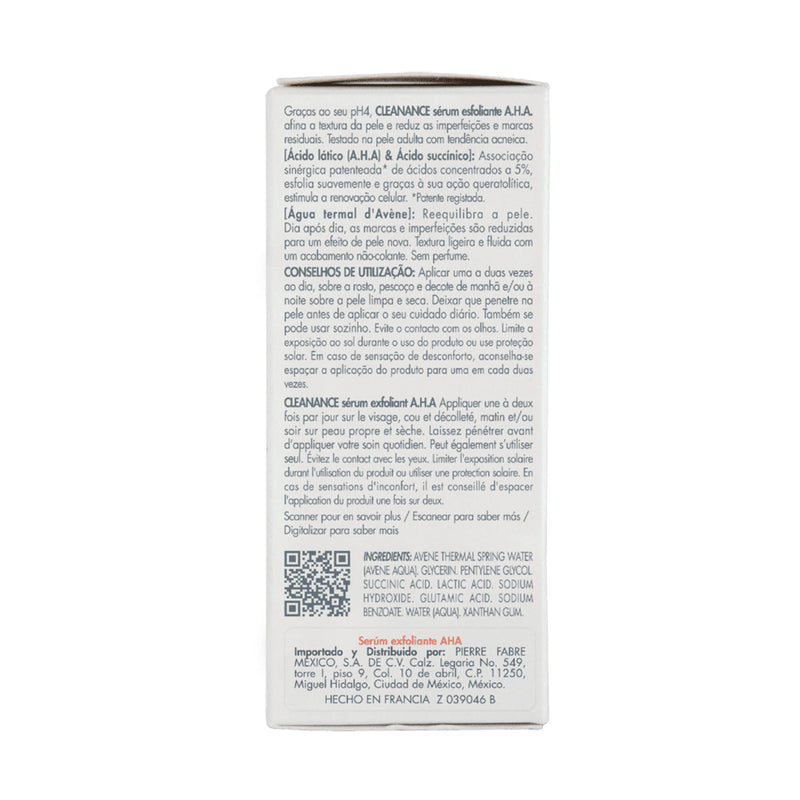 Avene Cleanance Serum Exfoliante 30ml