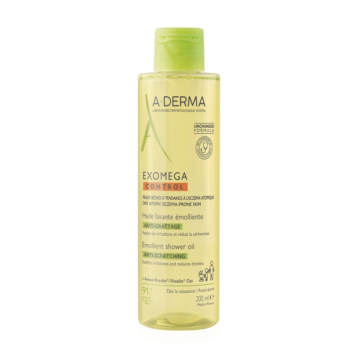 A-derma Exomega aceite dermolimpiador 200ml.