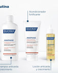 Ducray Anaphase Shampoo Anticaída y Crecimiento 400ml.
