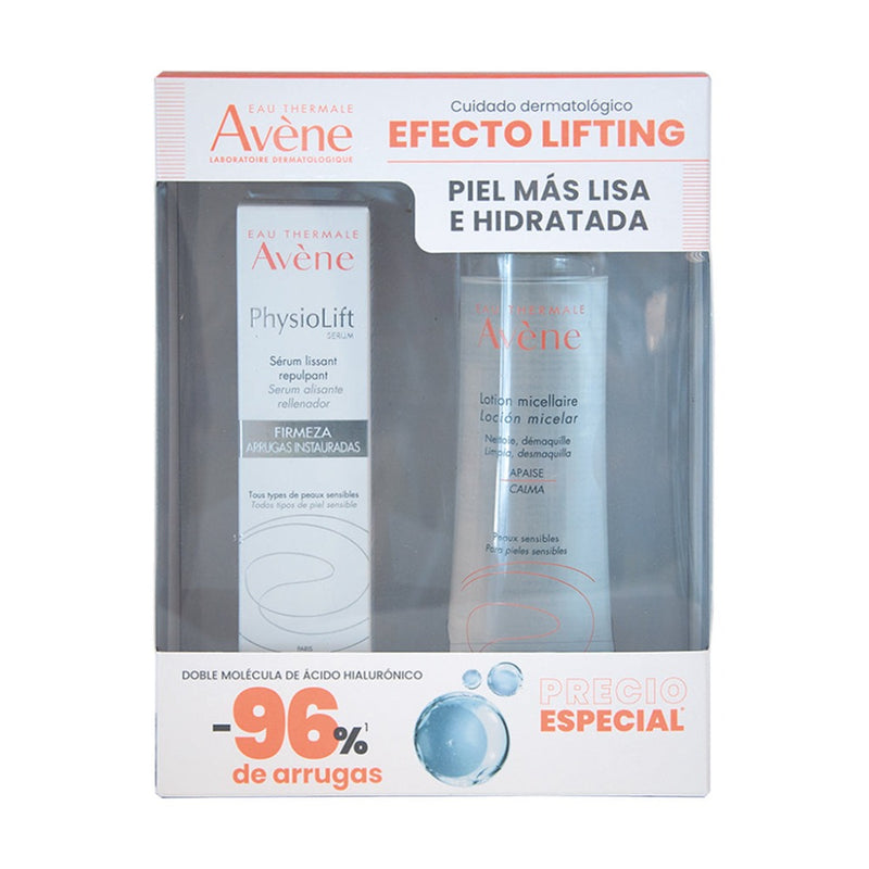 Kit Avene Physiolift Serum 30ml + Loción Micelar Desmaquillante 200ml