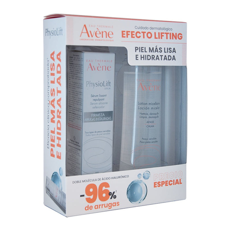 Kit Avene Physiolift Serum 30ml + Loción Micelar Desmaquillante 200ml